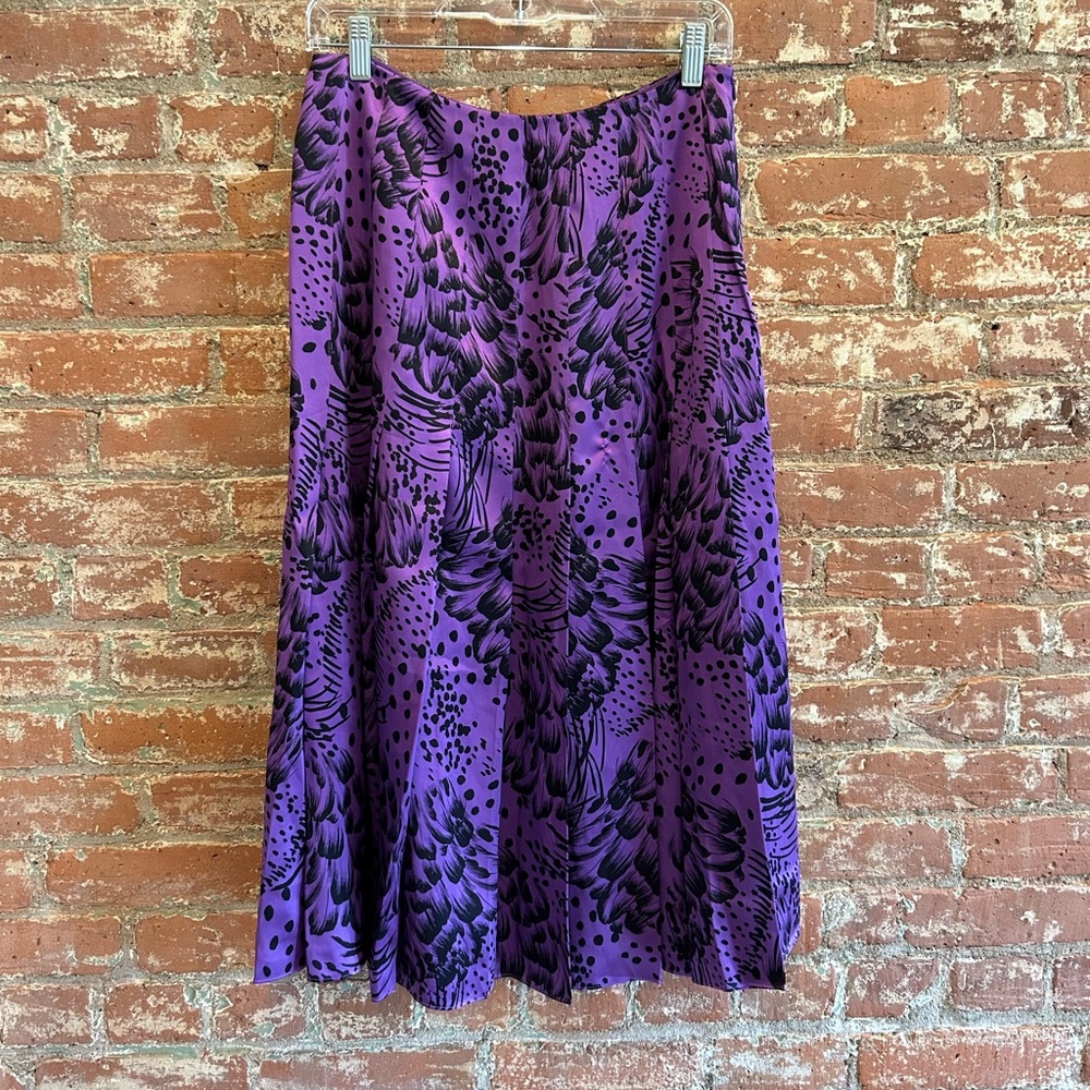 NWT Escada Pleated Midi Skirt